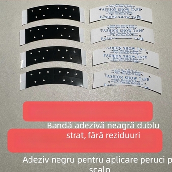 Film dublu față pentru peruci, bandă adezivă ultra-aderentă pentru peruci cu dantelă, fără cusături, formulă bio-proteină