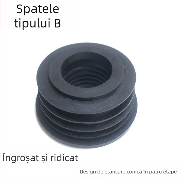 Inel de etanșare din cauciuc pentru conducta de alimentare cu apă a toaletei de tip squat, etanșare 40 mm, conductă 32 mm, conectare 1 inch
