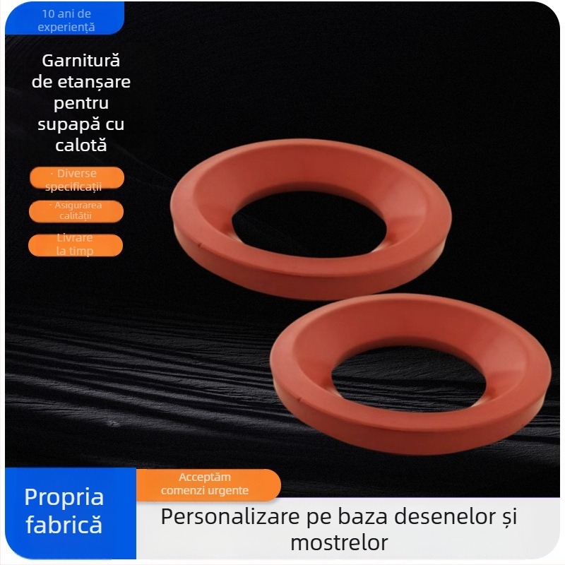 Inel etanș de înaltă temperatură pentru valve industriale, garnitură O-ring și etanșare cupă pentru protecția împotriva prafului