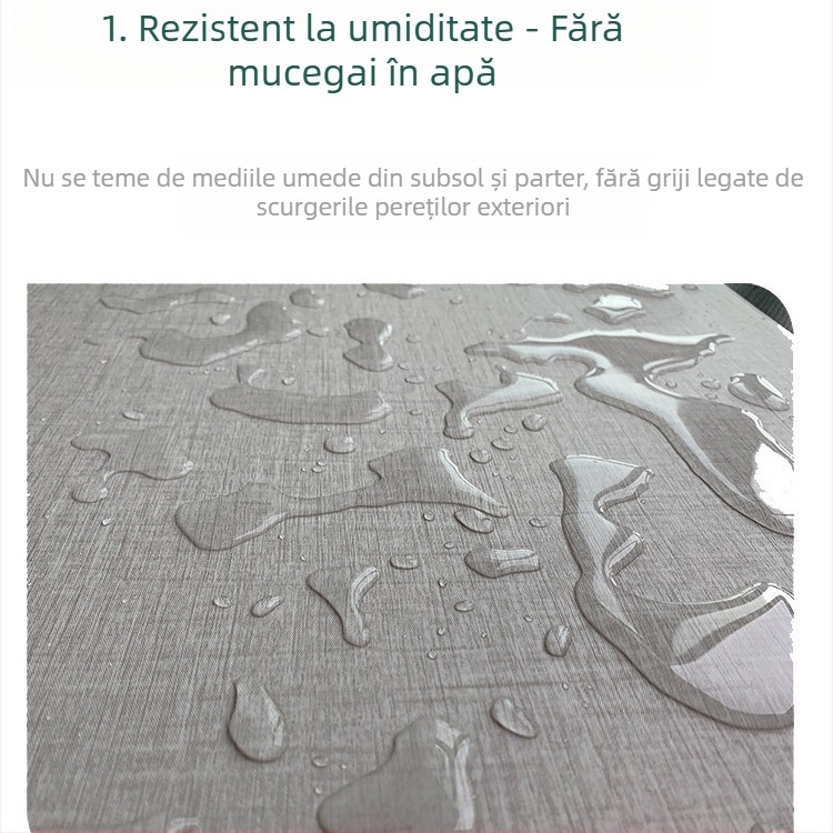 Panou de perete din fibre de bambus, impermeabil, decor interior, panouri PVC pentru tavan și perete, montaj auto