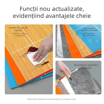 Panouri SPC din piatră-cristal, care imită plăcile ceramice, pentru renovarea băii hotelului și a cabinei de duș, montaj rapid, panouri impermeabile din piatră-plastic