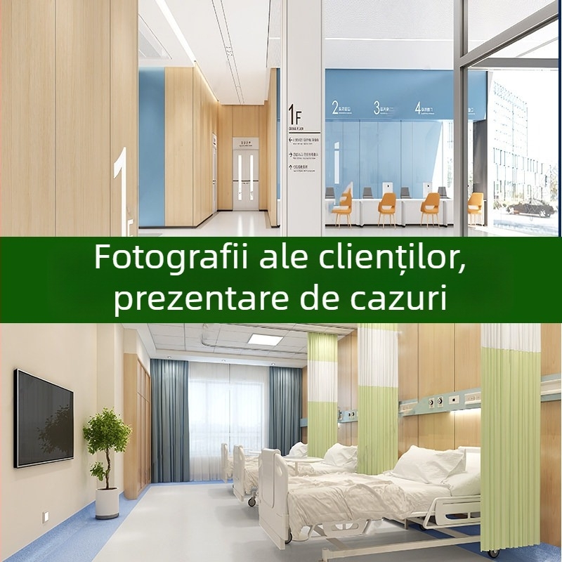 Panou ignifug de clasa A cu strat pre-acoperit pentru camere curate, panou antibacterian medical neorganic laminat, placă din silicat de calciu