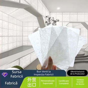 Panou decorativ acrilic cu efect de fisuri de gheață, finisaj transparent din rășină în nuanță chihlimbar, pentru sufragerie, decor de perete