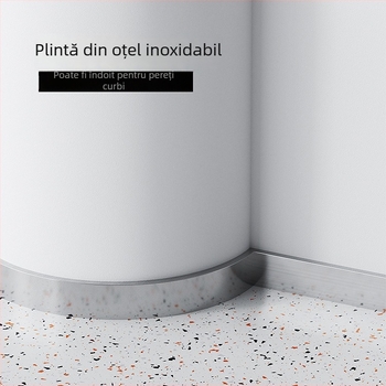 Profil din oțel inoxidabil 201/304 pentru proiecte hoteliere, finisaj oglindă 8K, montaj cu clips, grosime 3 cm