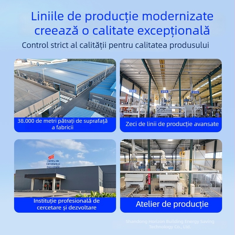 Panou exterior de izolare termică și decorativ pentru fațadă, cu vată de rocă, personalizabil