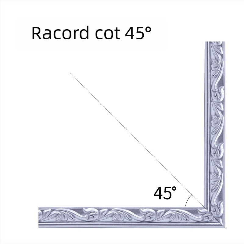 Nou profil decorativ din PVC flexibil, 2,5 cm, cu accente din PU și ipsos pentru rame, plafoane și oglinzi