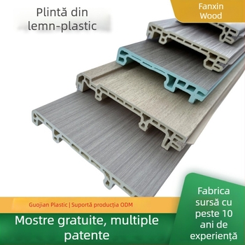 Plintă PVC/WPC pentru decor hotelier, 95×10 mm