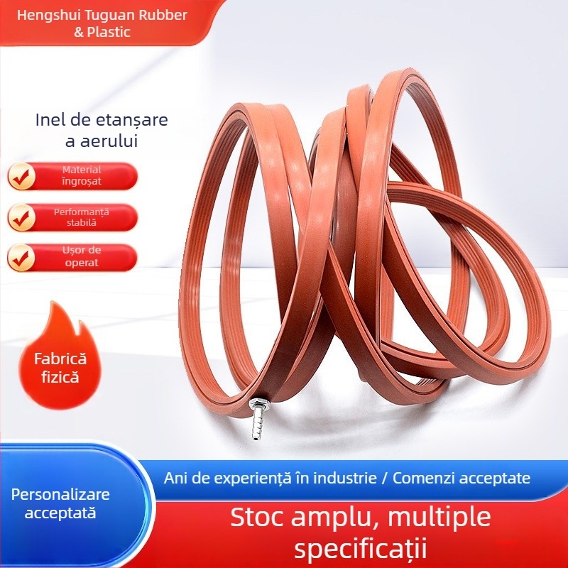 Ineluri de etanșare din silicon rezistent la temperaturi înalte pentru supape și camere gonflabile
