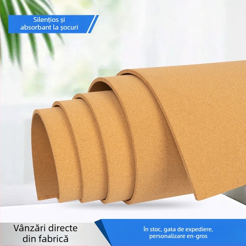 Covor din plută pentru podea și tablă din plută, rolă cu grosimea 1–12 mm, pentru grădinițe și școli, panouri de prezentare
