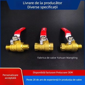 Robinet cu bilă anti-scurgeri, tip 216, filetare, manual, pentru apă