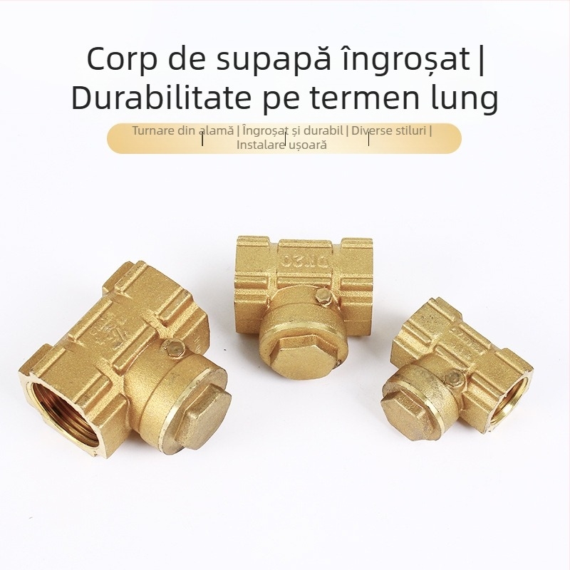 Supapă Rifeng din cupru, cu sens invers, diafragmă, 1 inch, flux drept