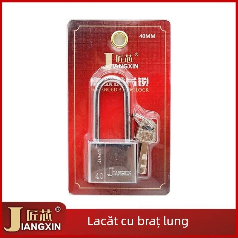 Craftsman Core Lacăt pătrat cu tijă lungă pentru uși exterioare – anti-furt, anti-efracție