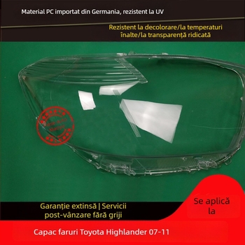 Capac de far Toyota Highlander (2007–2011), carcasă frontală