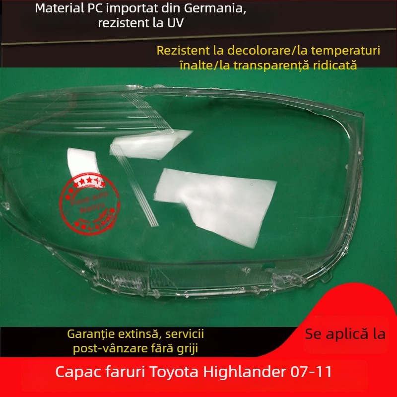 Capac de far Toyota Highlander (2007–2011), carcasă frontală