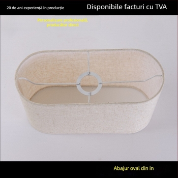 Abajur textil personalizat, cu cadru reglabil, pentru lămpi de birou, podea și perete, abajur din in pentru hoteluri