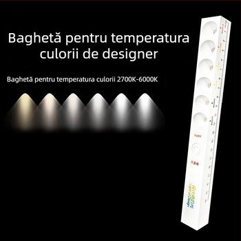 Bețișor de afișare a temperaturii de culoare cu spot LED în tub – termometru multifuncțional