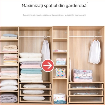 Saci de depozitare cu vid manual pentru haine și pături