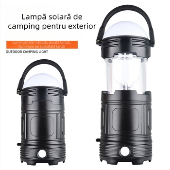 Lampa LED pentru camping în aer liber Hui Hong, reîncărcabilă USB, durată mare a bateriei, luminozitate ridicată, portabilă