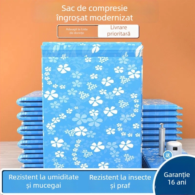 Sac de vid pentru depozitare, mare, pentru cuverturi și haine, protecție împotriva prafului