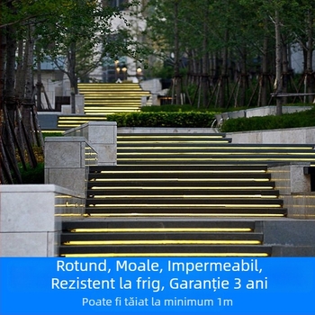 Bandă LED 24V, flexibilă, 6x12 LED, multicolor (roșu, verde, albastru, roz, mov, auriu, portocaliu), lățime 14 mm