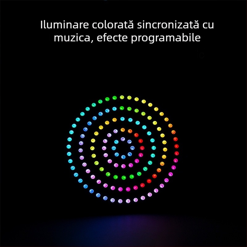 Inel LED RGB Angel Eye pentru mașină, dimensiune personalizată, cu IC încorporat, tensiune redusă