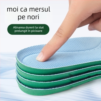 Tălpi de alergare, deodorante, respirabile, cu amortizare elastică; antiderapante, absorbante de transpirație, pentru baschet.