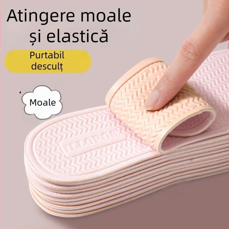 Tălpi de vară ultra-subțiri, respirabile, din latex, pentru bărbați și femei, ușoare, antiderapante, absorbante la transpirație