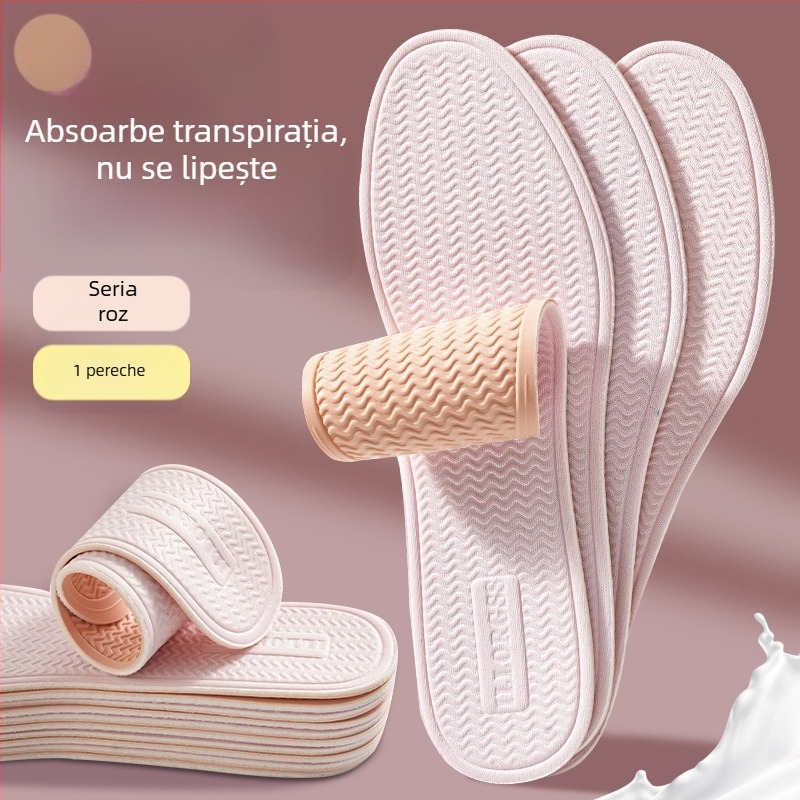 Tălpi de vară ultra-subțiri, respirabile, din latex, pentru bărbați și femei, ușoare, antiderapante, absorbante la transpirație