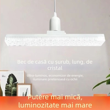 Bec LED pentru casă, economisire de energie, lumină albă puternică, protecție pentru ochi, soclu E27, IP54, durată lungă de viață