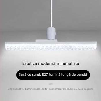 Bec LED pentru casă, economisire de energie, lumină albă puternică, protecție pentru ochi, soclu E27, IP54, durată lungă de viață