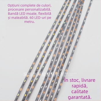 Bandă LED 5V 0805 pentru modele arhitecturale pe masă de nisip, bandă flexibilă îngustă de 2,5 mm, tăiată și compatibilă cu cutie de baterii