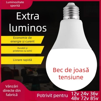 Bec LED E27 pentru uz casnic, economii de energie, ultra-luminos, lumină albă, protecție pentru ochi, sufragerie, IP54 rezistent la apă