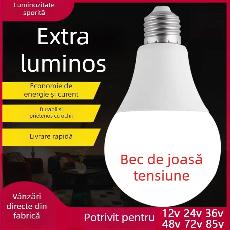 Bec LED E27 pentru uz casnic, economii de energie, ultra-luminos, lumină albă, protecție pentru ochi, sufragerie, IP54 rezistent la apă