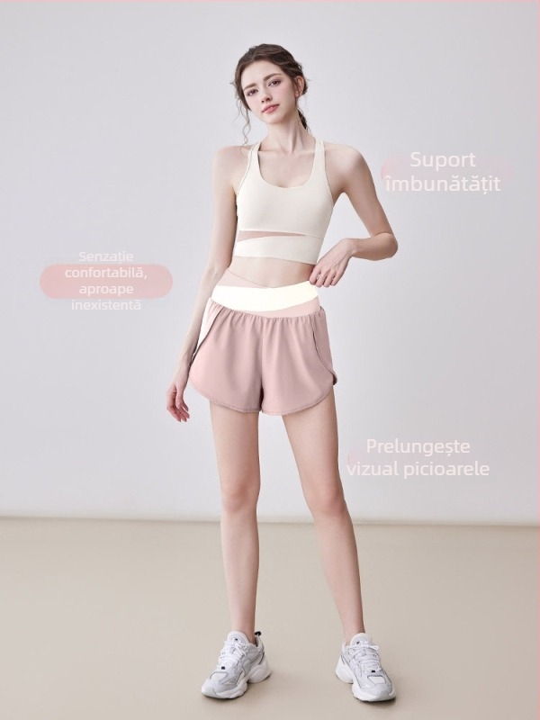 Set plus size pentru yoga și pilates – top fără mâneci cu talie înaltă și pantaloni, respirabil, uscat rapid