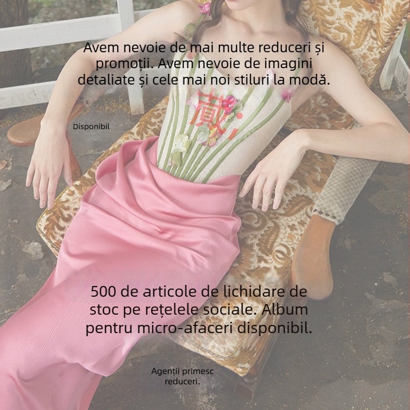 Rochie tricot LaceMa Saint Angel, luciu perlat, inspirată de mitologia romană, talie elastică, fără mâneci, decolteu în V, detaliu în formă de coastă de pește