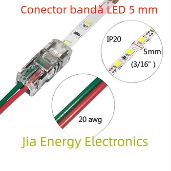 Bandă LED 2P, 5 mm, 3528 placă goală, conector rapid fără lipire, încuietoare Hippo
