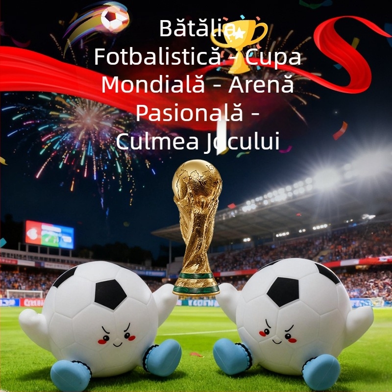 Lampă de birou în formă de fotbal, lumină de noapte cu atingere, reîncărcabilă - cadou ideal pentru zilele de naștere ale băieților