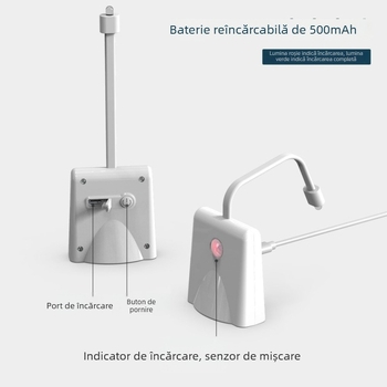 Lumină de noapte impermeabilă cu senzor, iluminare moale în șapte culori, durată lungă, iluminare ambientală pentru toaletă
