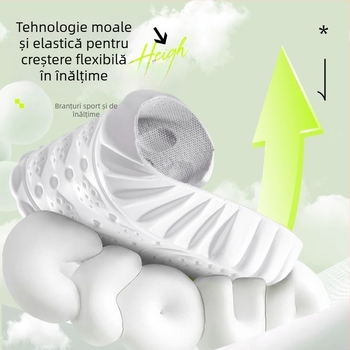 Talpă EVA pentru creșterea înălțimii, pantofi sport, talpă completă, unisex, model 7039