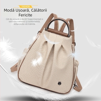 Rucsac casual multifuncțional, model toamnă 2026, design urban minimalist, capacitate sub 20 L, potrivit pentru laptop de 10 inch, pentru călătorii și navetă zilnică.