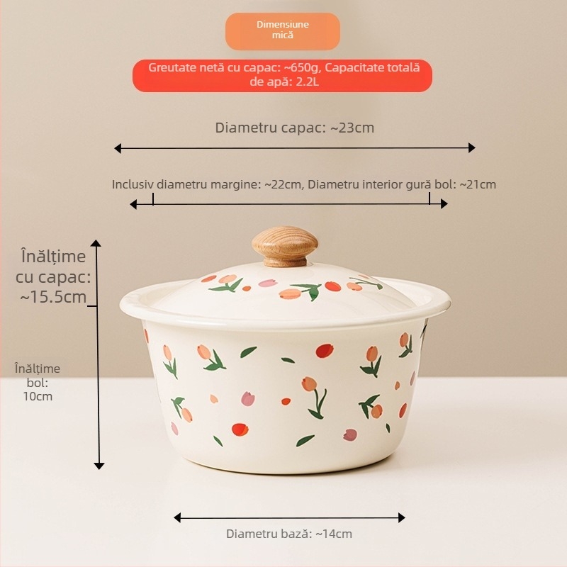 Recipient emailat pentru untură, bol ceramic de bucătărie, recipient pentru depozitare ulei alimentar, recipient pentru ulei de ardei iute, cutie pentru ceapă, ghimbir și usturoi