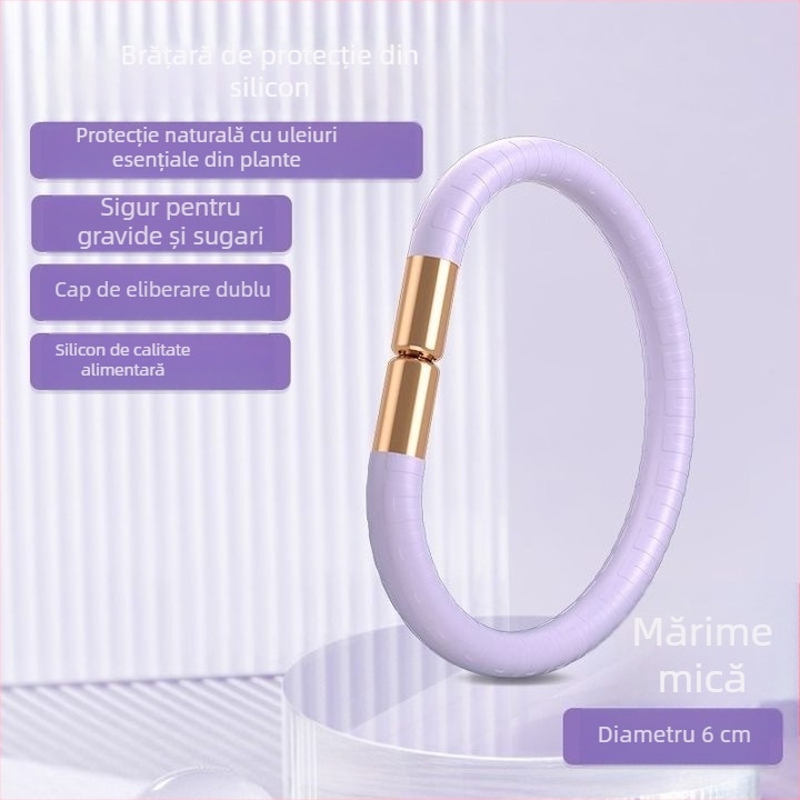 Brățară repelentă împotriva țânțarilor pentru copii și adulți, brățară cu clips și gleznă portabilă