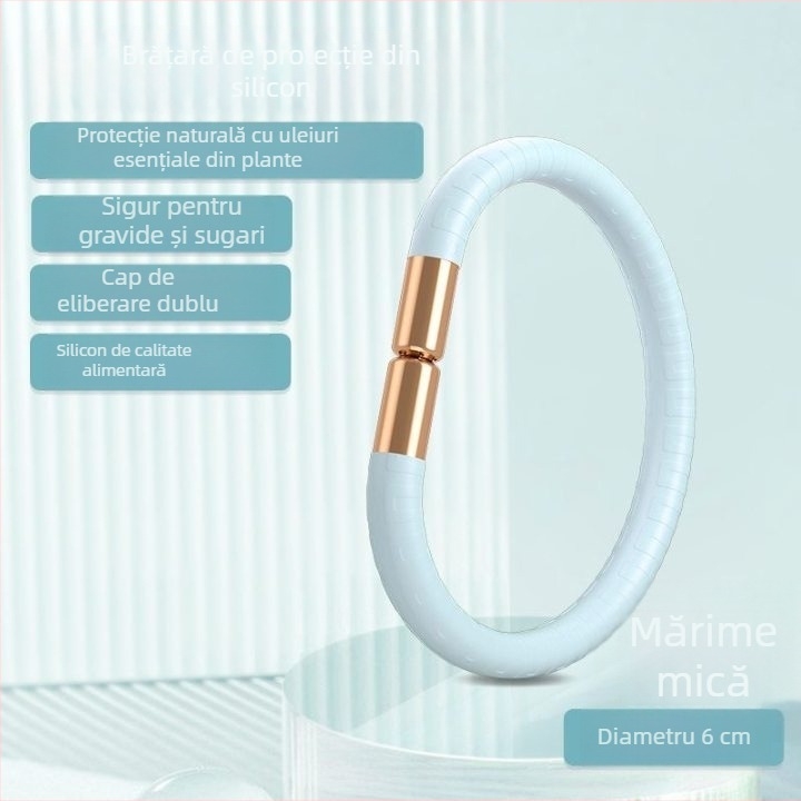 Brățară repelentă împotriva țânțarilor pentru copii și adulți, brățară cu clips și gleznă portabilă