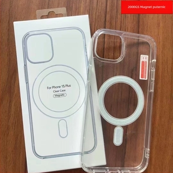 Carcasă MagSafe cu aderență magnetică pentru iPhone 16 — husă transparentă din acril pentru iPhone 17 Pro