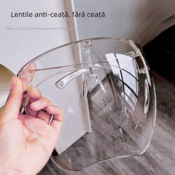 Capac acrilic transparent antifog pentru îndepărtarea gelului de pe unghii, saloane