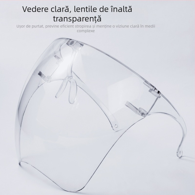 Capac acrilic transparent antifog pentru îndepărtarea gelului de pe unghii, saloane