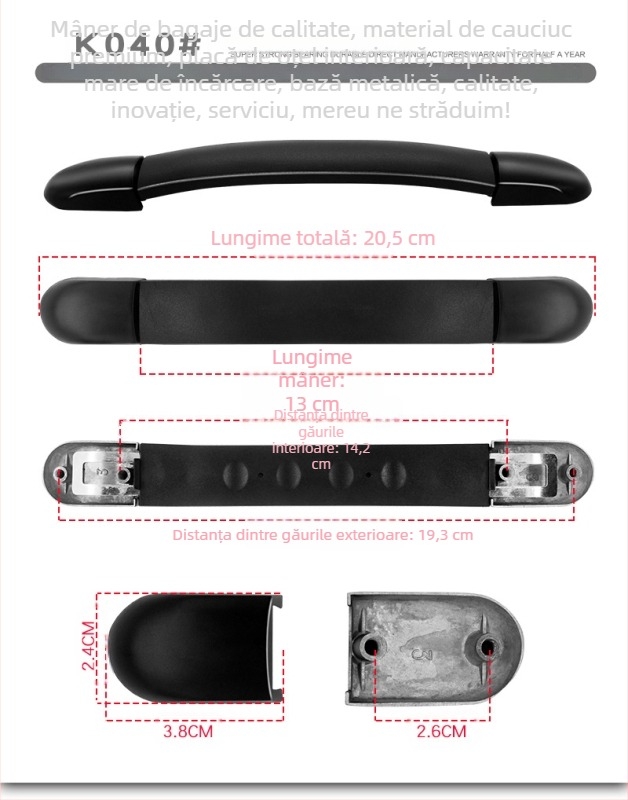 Mâner pentru valiză cu tijă de tragere – Accesorii bagaje
