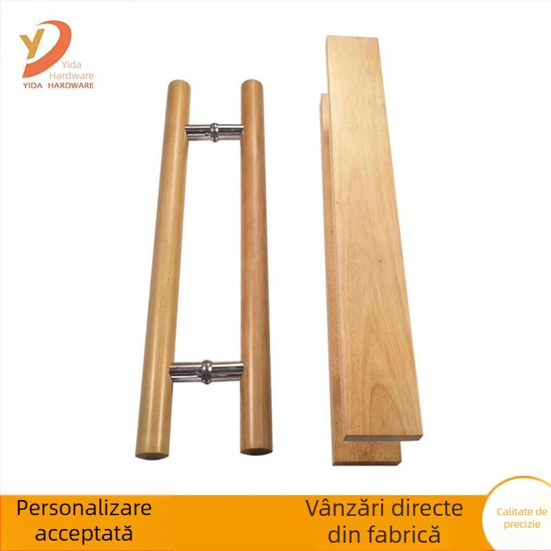 Mâner pentru uși glisante din Bakelite, pentru uși din lemn și sticlă, design rotund și pătrat, model YD-335, brand Yida, stil modern simplu