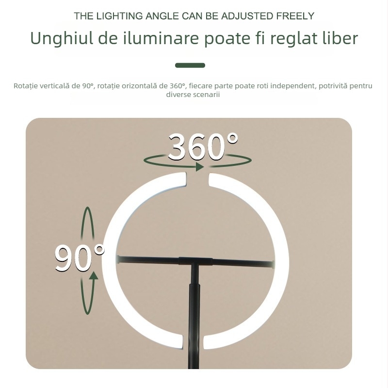 Lampa de podea Nordic cu raft de depozitare integrat și măsuță laterală pentru canapea, încărcare wireless și iluminare ambientală