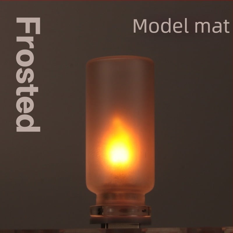 Lampă LED cu flacără, efect de flacără realist, lumânare digitală, veioză de noapte, atmosferă de Crăciun, conectare la priză, model RX9008